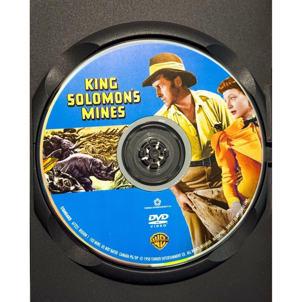 King Solomon's Mines DVD 1950 Deborah Kerr Stewart Granger Adventure Movie - Picture 3 of 3